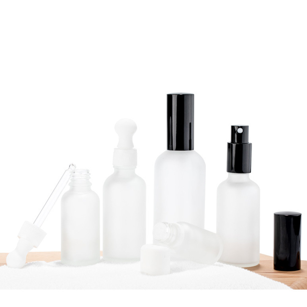 Misting Bottle Fine - 2Pcs Botol Semprot Kaca Buram 100Ml