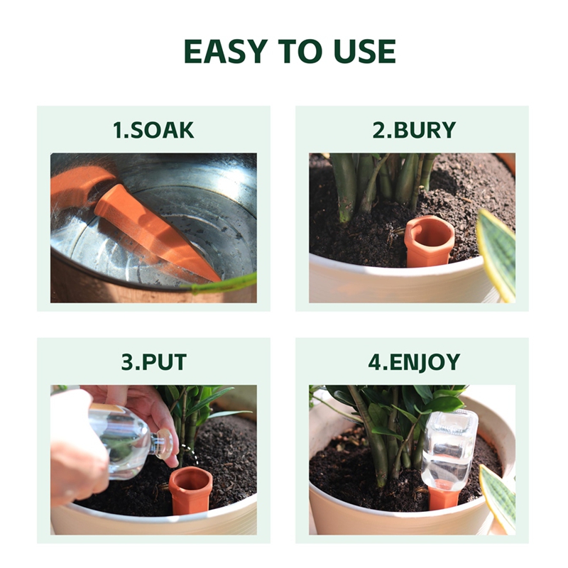 Self Watering Insert - Penyiram Tanaman Terakota, Penyiram Tanaman Bentuk