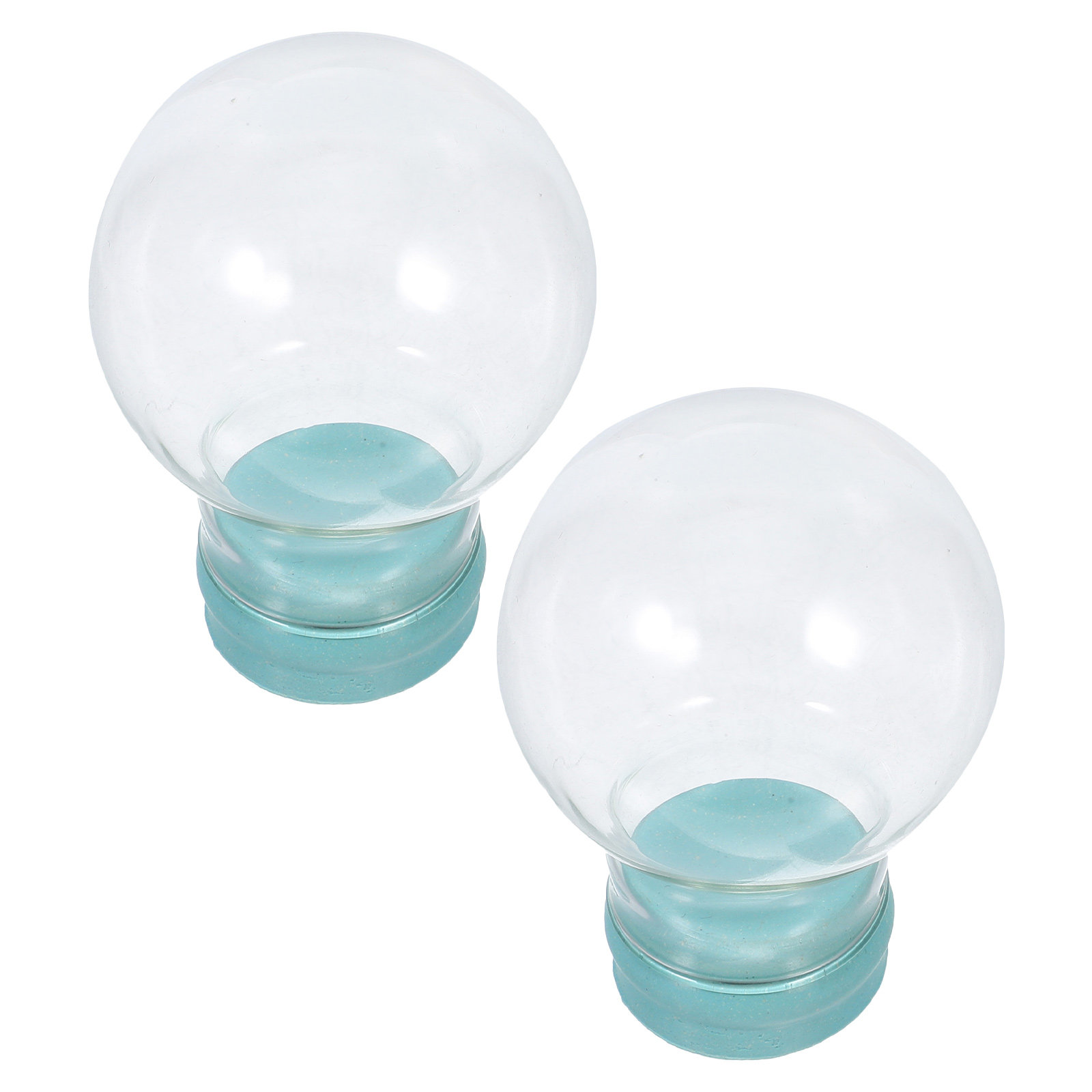 2 Buah Bola Salju Kaca Transpa - Plastic Dome Clear ulasan dan harga