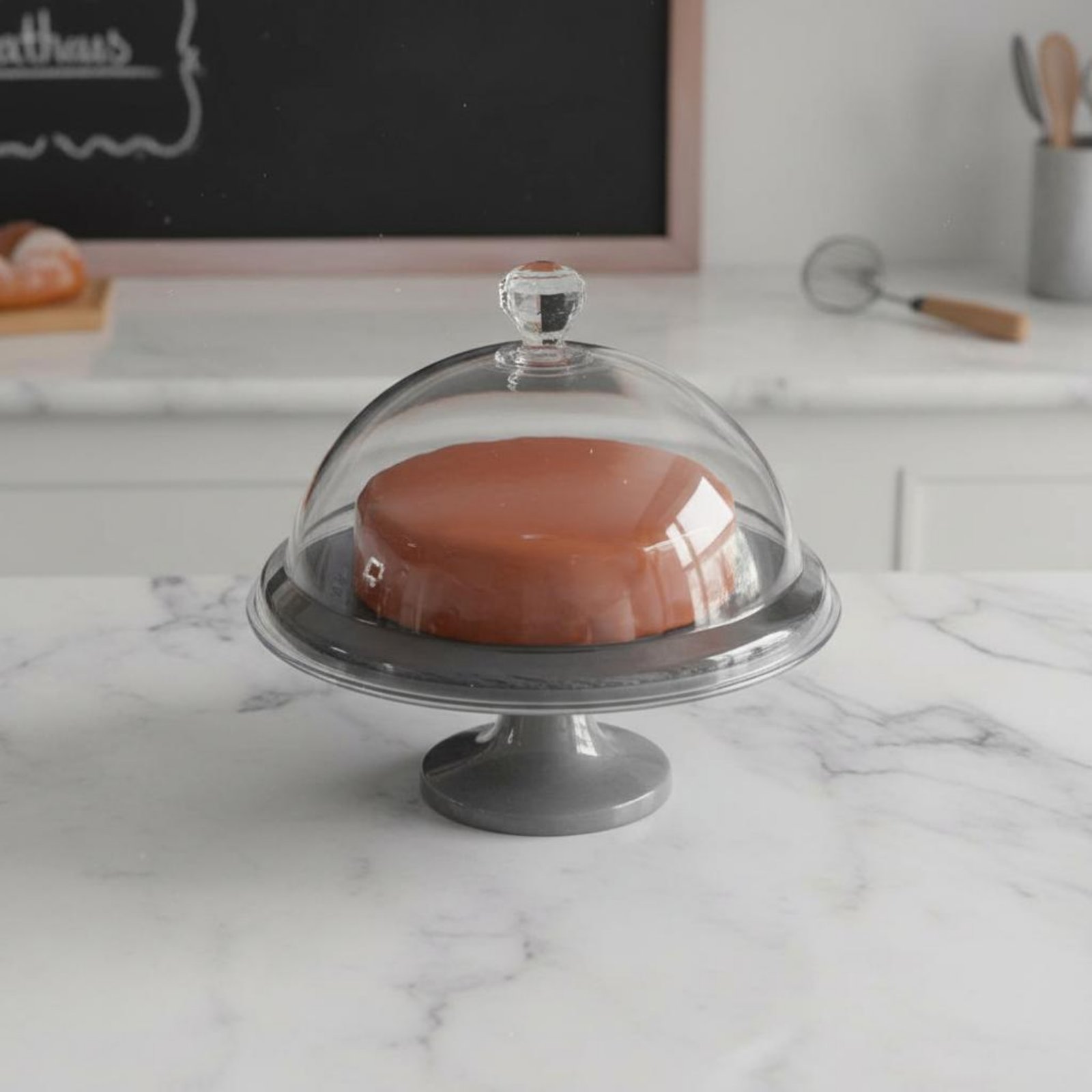 Penutup Kue Anti Debu Transpar - Plastic Dome Clear ulasan dan harga
