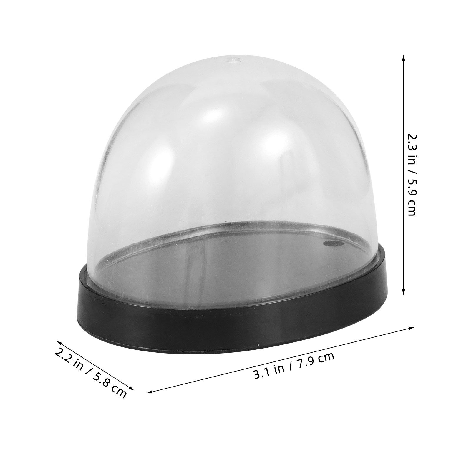 5 Set Kubah Plastik Transparan - Plastic Dome Clear ulasan dan harga