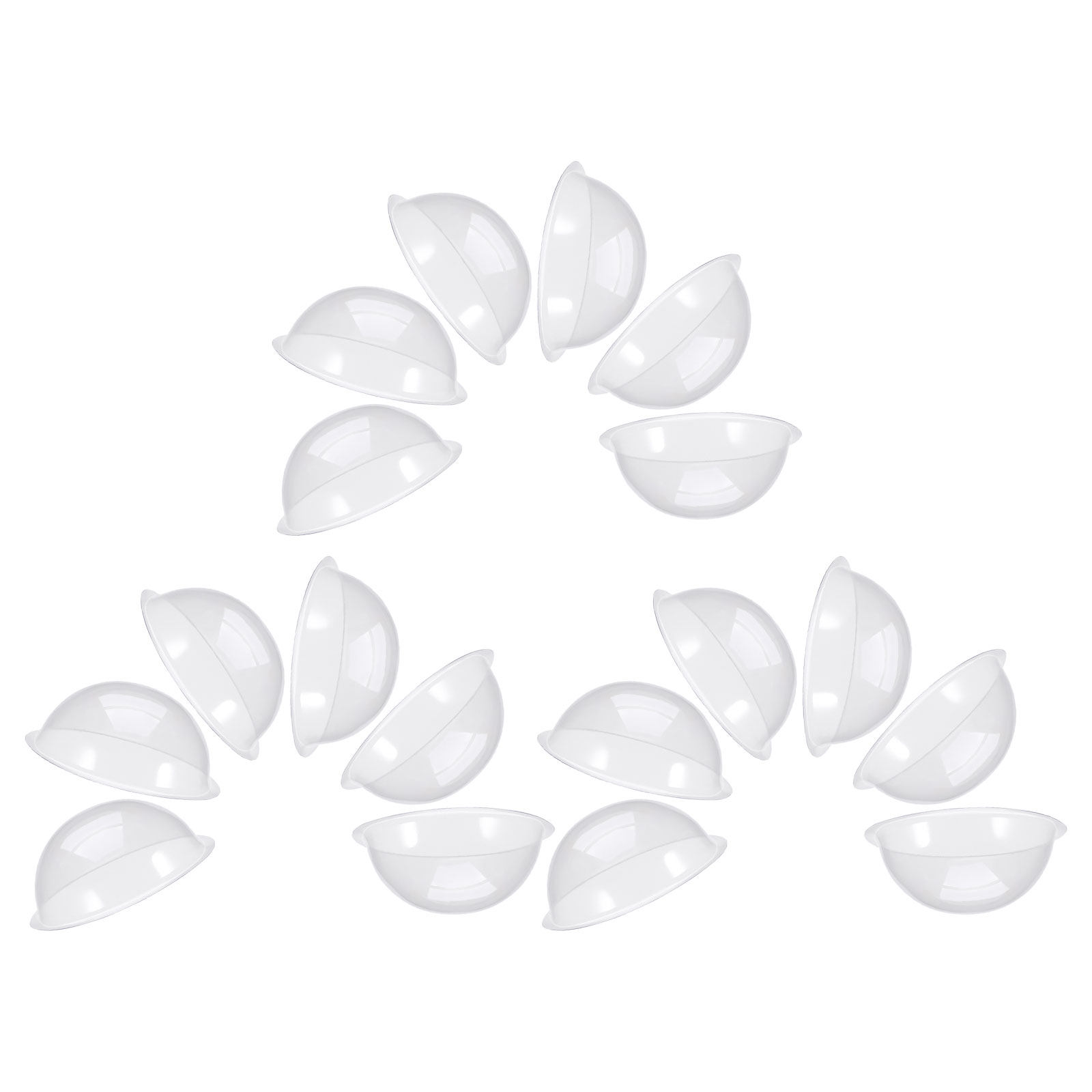 18 Buah Kubah Bola Salju Plast - Plastic Dome Clear ulasan dan harga