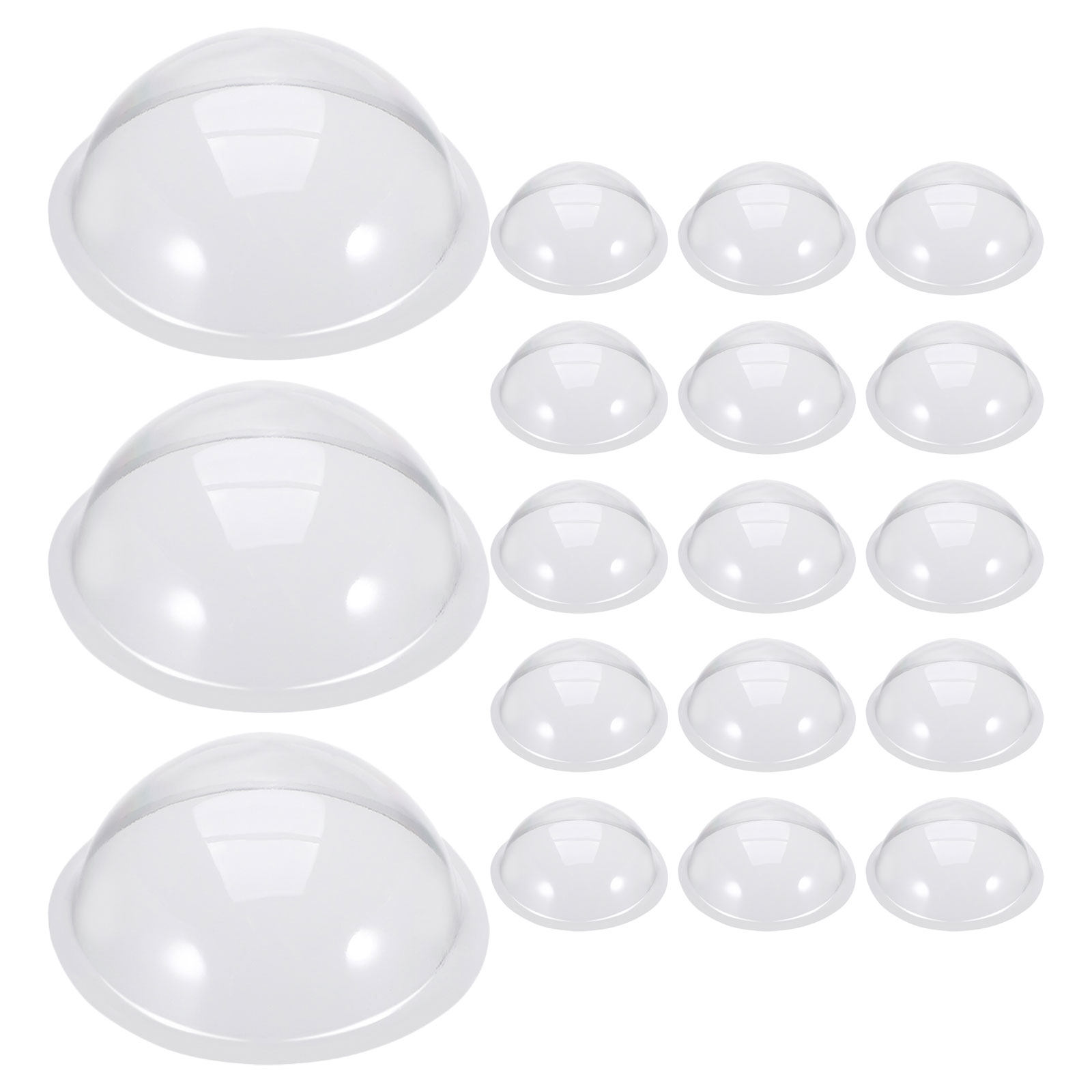 18 Buah Kubah Bola Salju Plast - Plastic Dome Clear ulasan dan harga