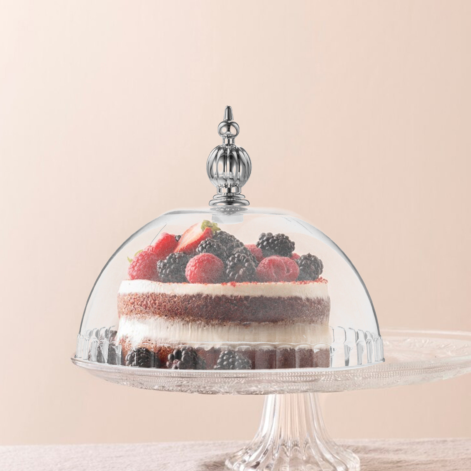 Penutup Kue Plastik 6,8 Inci,  - Plastic Dome Clear ulasan dan harga